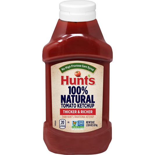Hunt's 100% Natural Tomato Ketchup, 38 oz