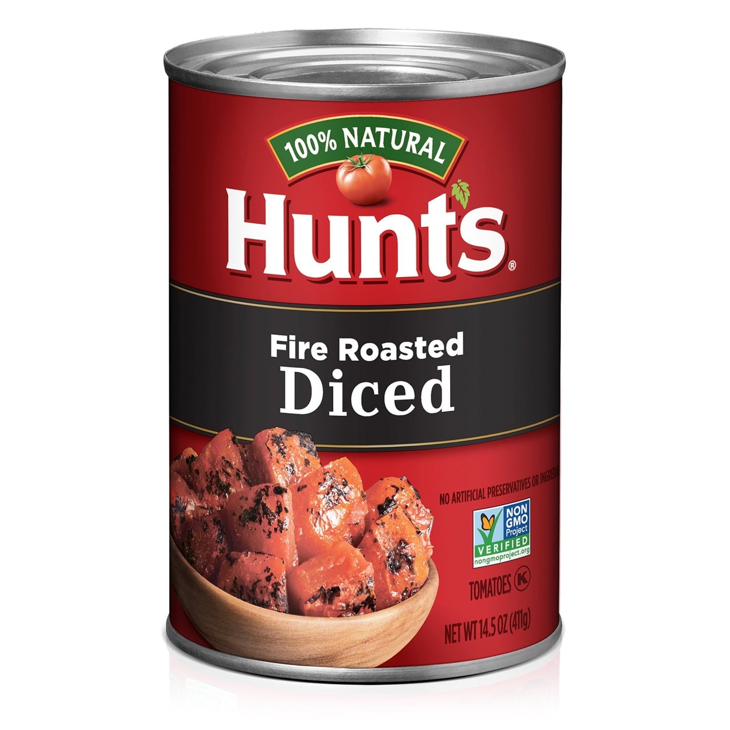 Hunt's Fire Roasted Diced Tomatoes, 14.5 oz Can