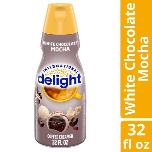 International Delight White Chocolate Mocha Coffee Creamer, 32 fl oz Bottle