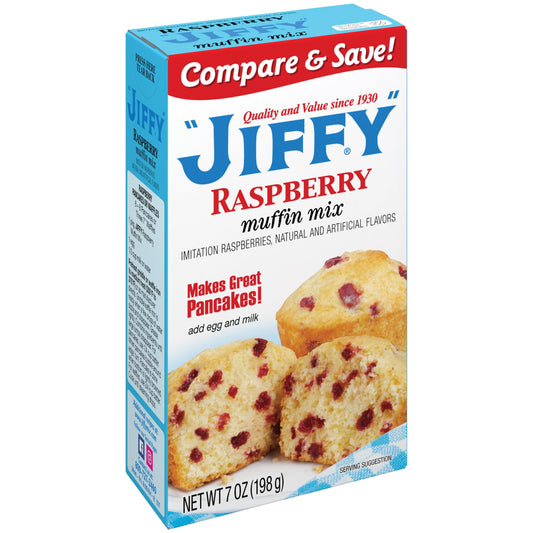 JIFFY Raspberry Muffin Mix 7 OZ Box