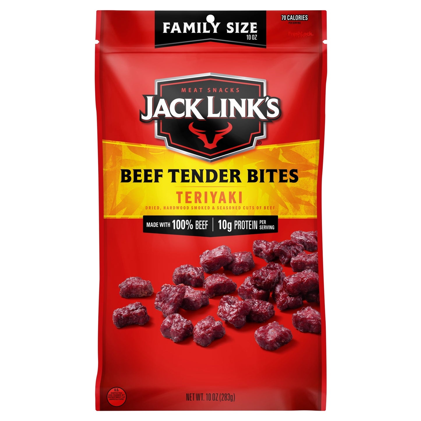 10oz Jack Link's Teriyaki Beef Steak Bites 1/1 Count