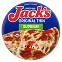 Jack's Frozen Pizza, Supreme Original Thin Crust Pizza with Marinara Sauce, 15.8 oz (Frozen)