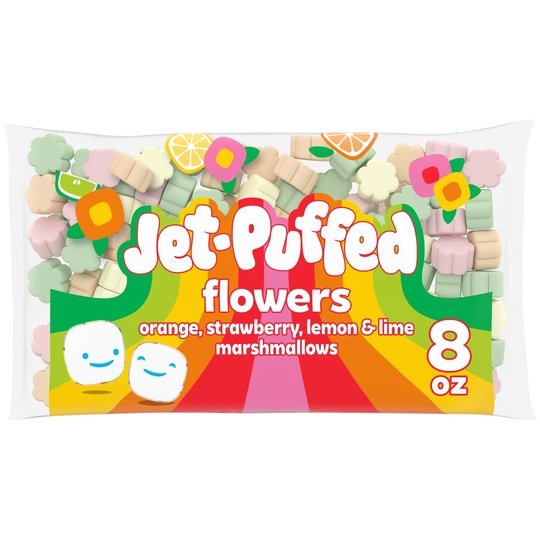 Jet-Puffed Flowers Marshmallows, 8 oz Bag