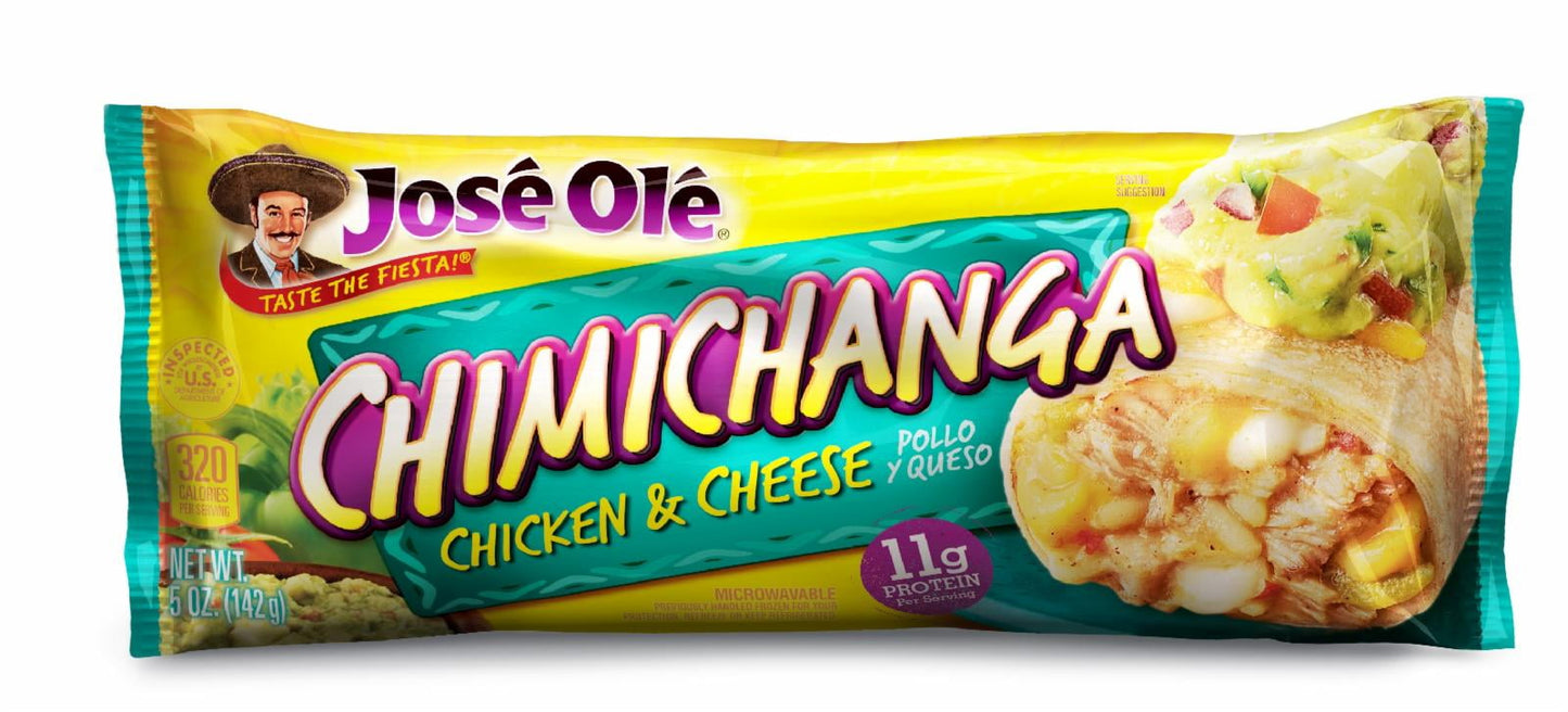 José Olé Chicken & Cheese Chimichanga, 5 oz