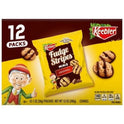 Keebler Mini Fudge Stripe Cookies 12 Count Snack Packs