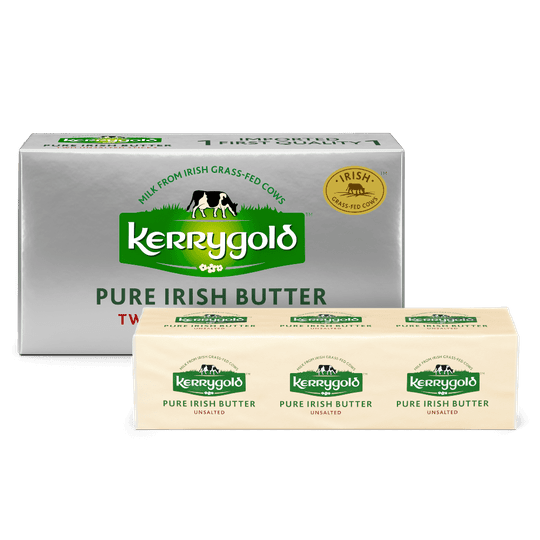 Kerrygold Grass-Fed Pure Irish Unsalted Butter, 8 oz 2 Sticks