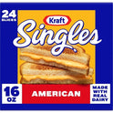 Kraft Singles American Cheese Slices, 24 Ct Pk