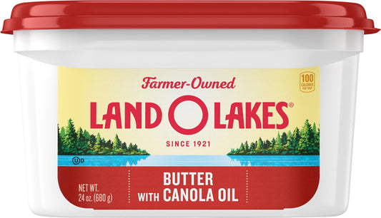 Land O Lakes� Butter with Canola Oil, 24 oz Tub