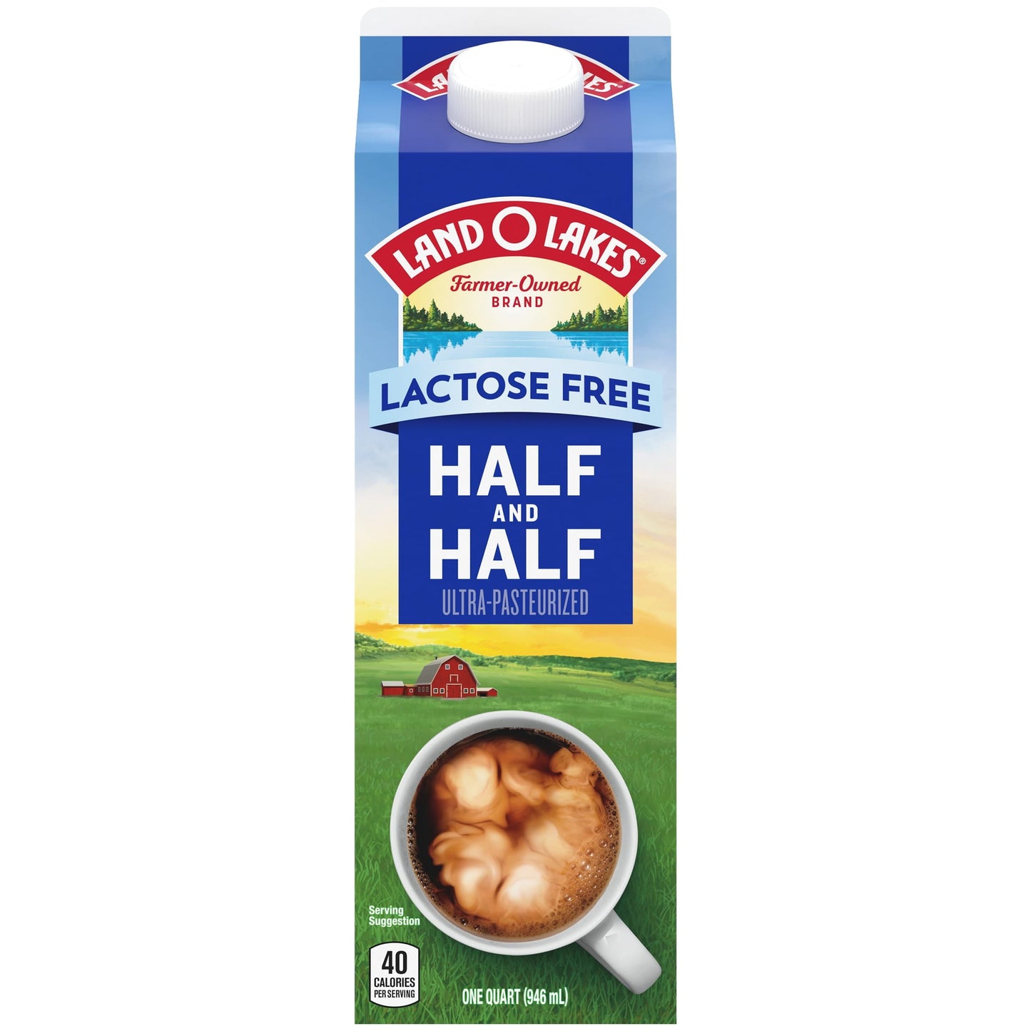 Land O Lakes Lactose-Free Half And Half, 1 Quart