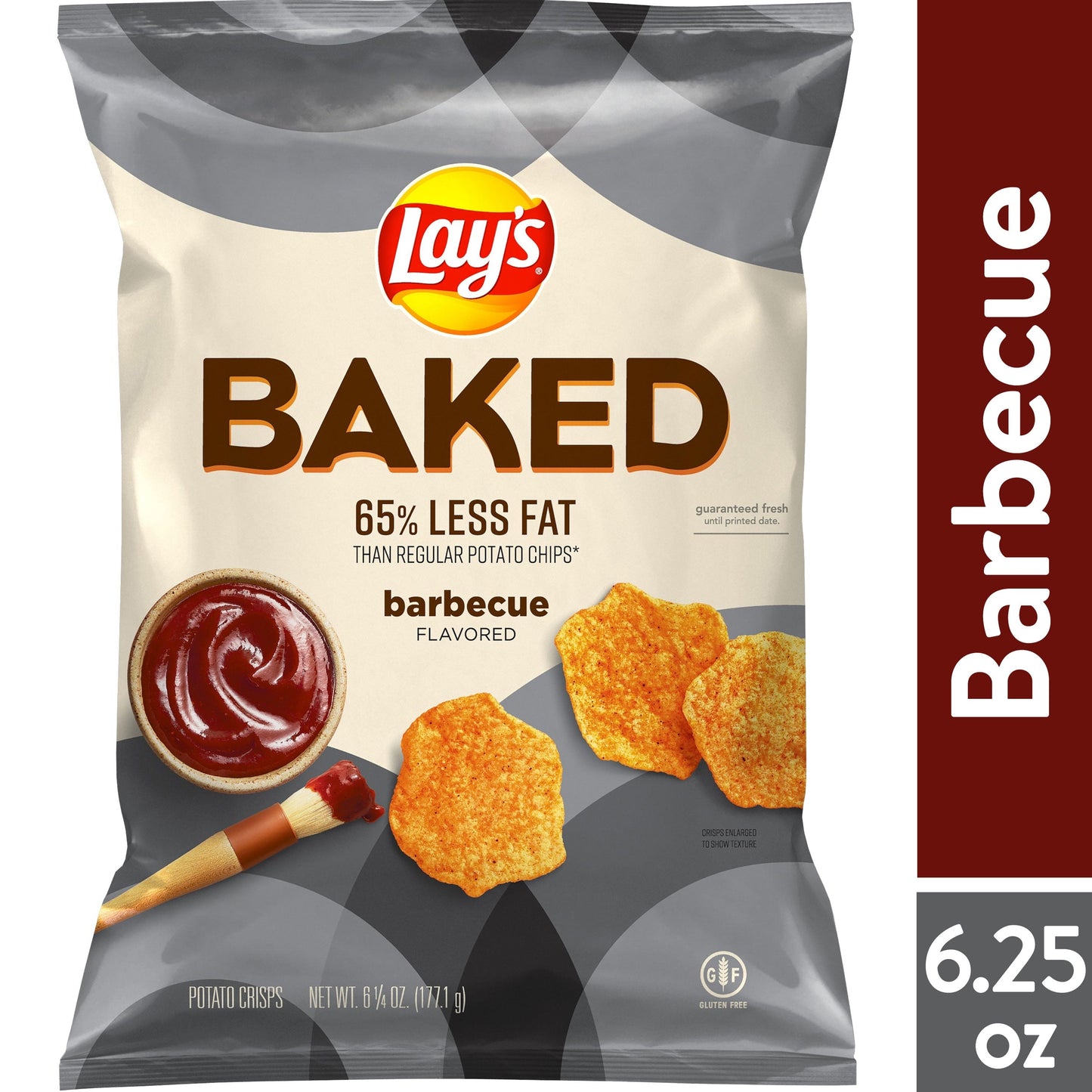 Lay's Baked Gluten-Free Barbecue Potato Crisps, 6.25 oz Bag