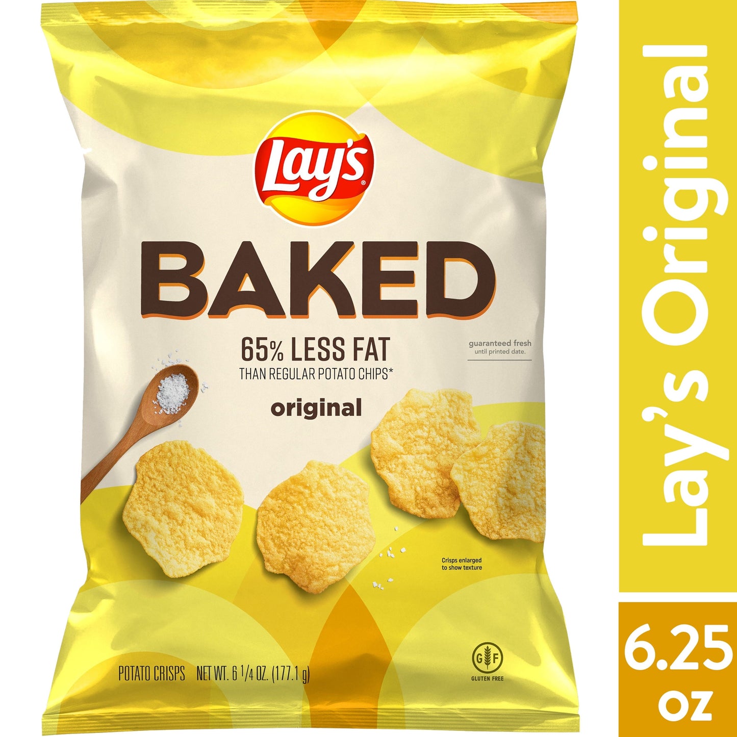 Lay's Baked Gluten-Free Original Potato Chips, 6.25 oz Bag