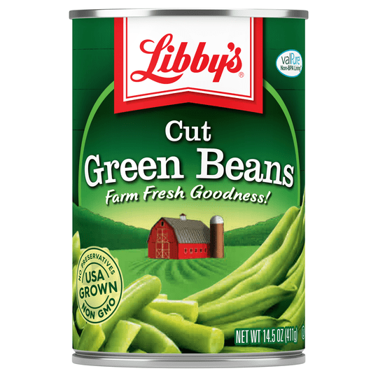 Libby's Canned Cut Green Beans, 14.5 oz Can