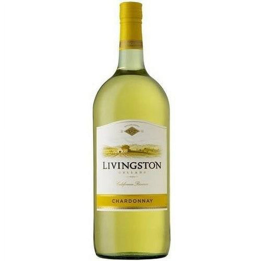 Livingston Cellars Chardonnay White Wine, California, 1.5 L Glass Bottle