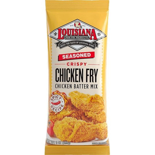 Louisiana Fish Fry Products Chicken Fry Mix, 9 oz Bag