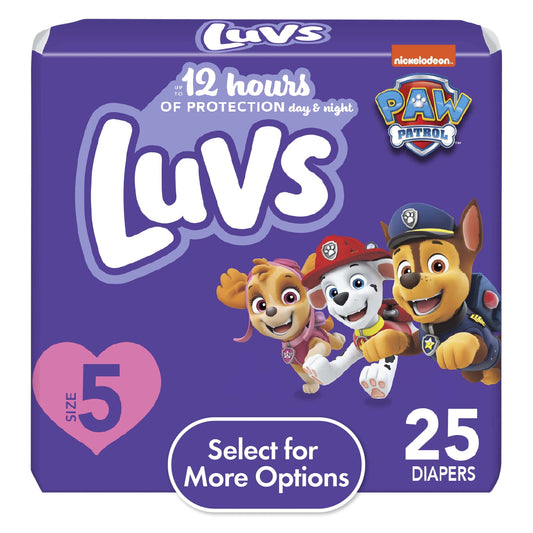 Luvs Diapers Size 5, 25 Count