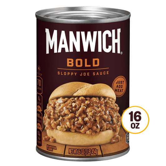 Manwich Sloppy Joe Sauce, Bold Flavor, Canned Sauce, 16 OZ
