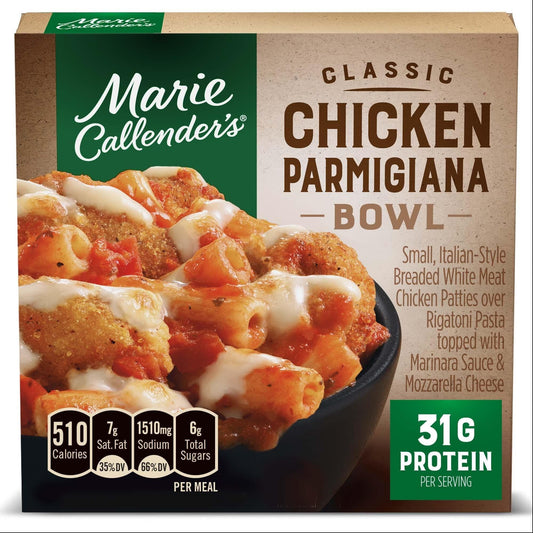 Marie Callender's Classic Chicken Parmigiana Bowl Frozen Meal, 12.5 oz (Frozen)