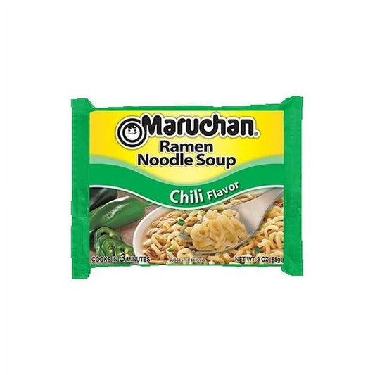 Maruchan Ramen Noodle Soup Chili Flavor, 3 oz Shelf Stable Package