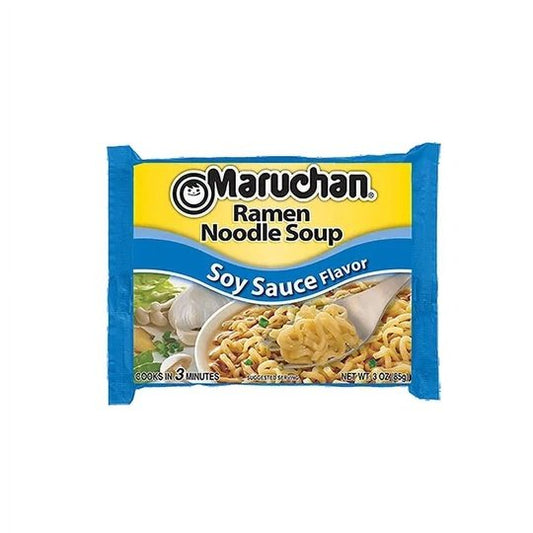 Maruchan Ramen Noodle Soy Sauce Flavor Soup, 3 oz Shelf Stable Package