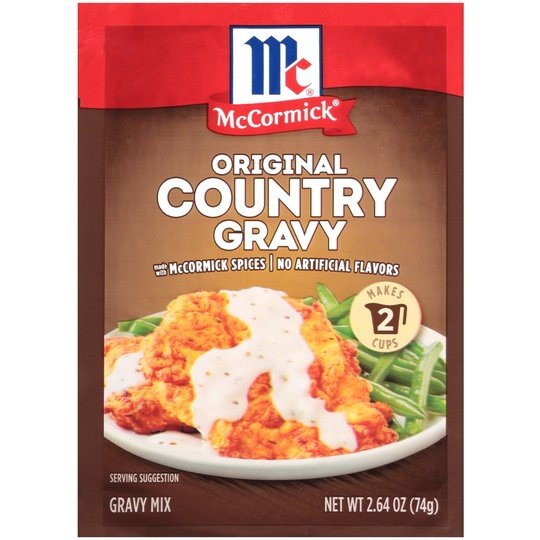 McCormick Country Gravy Mix, 2.64 oz Gravies