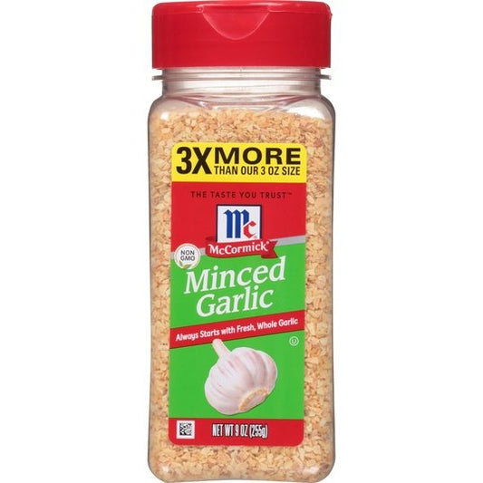 McCormick Garlic - Minced, 9 oz Mixed Spices & Seasonings