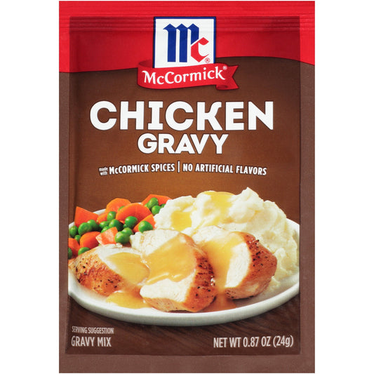 McCormick Gravy Mix - Chicken, 0.87 oz Gravies