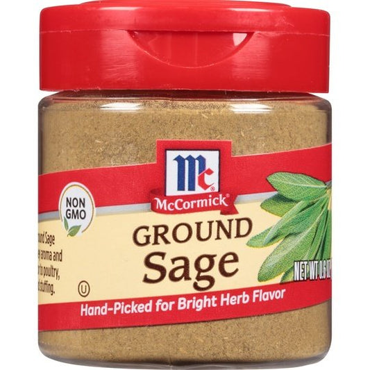 McCormick Sage - Ground, 0.6 oz Mixed Spices & Seasonings