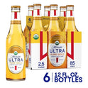 Michelob Ultra Pure Gold Organic Light Lager Beer, 6 Pack, 12 fl oz Bottles, 3.8% ABV, Domestic