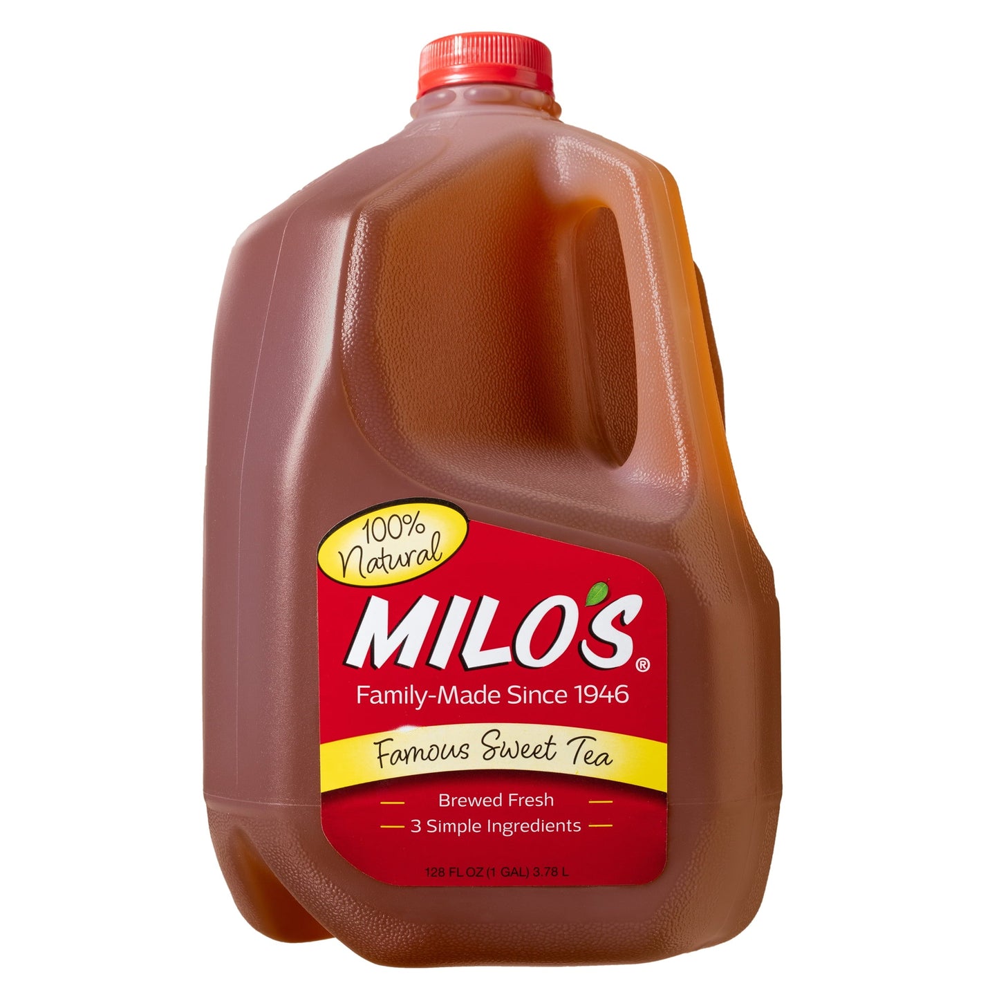 Milo's Famous Sweet Tea, 100% Natural, 128 fluid ounces