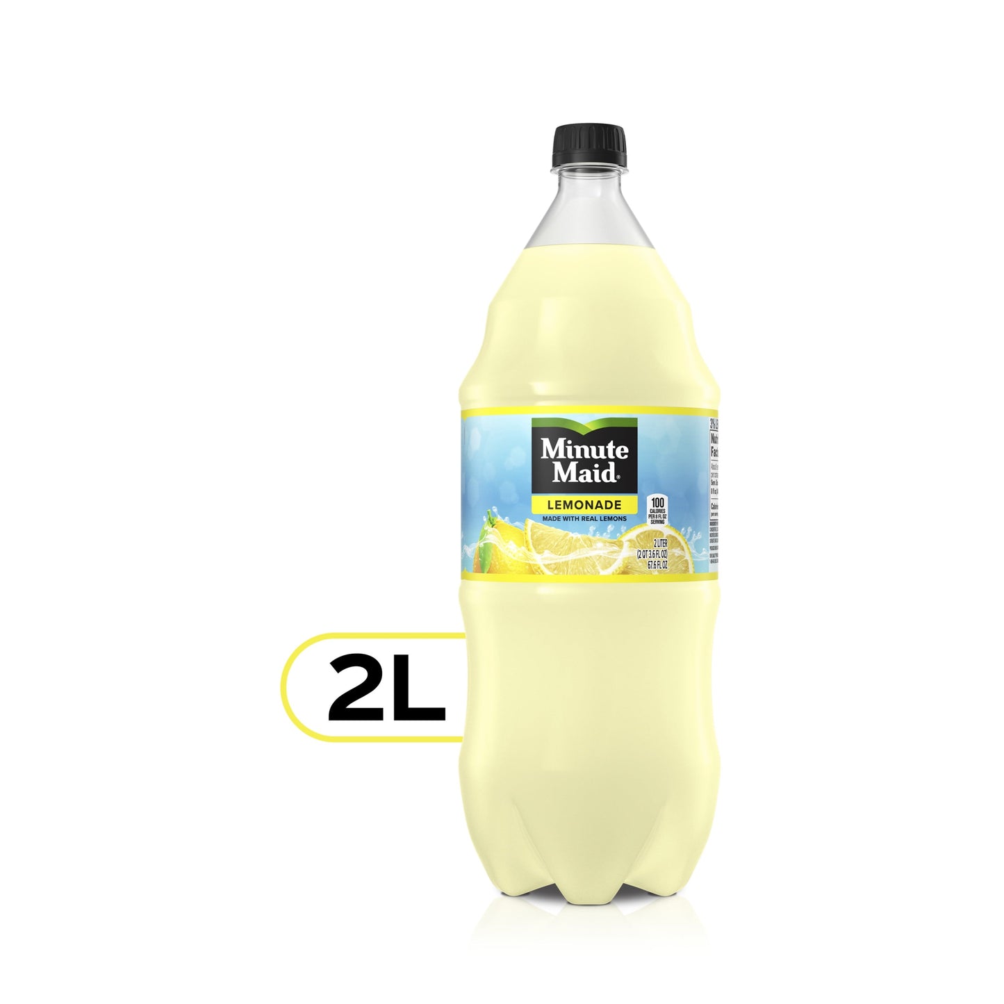 Minute Maid Lemonade Real Fruit Juice, 2 Liter Bottle