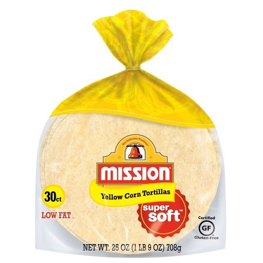 Mission Gluten-free Yellow Corn Tortillas, 30 Count