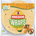 Mission Jalapeno Cheddar Flour Tortilla Wraps, 6 Count