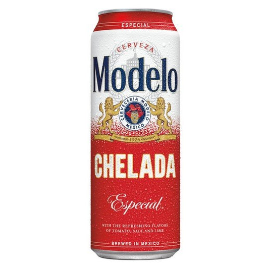 Modelo Chelada Especial Mexican Import Flavored Beer, 24 fl oz - 1 Can, 3.5% ABV