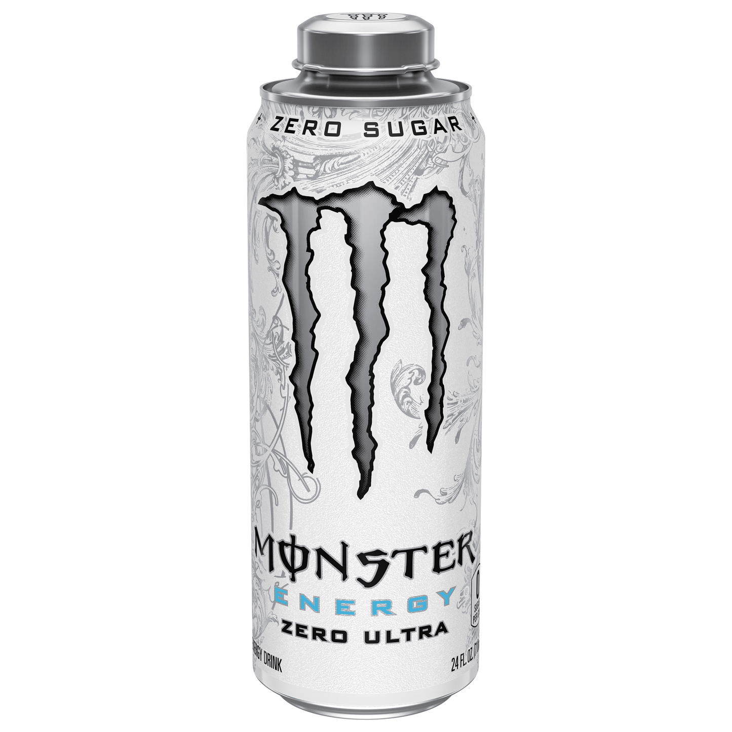 Monster Energy Zero Ultra, Sugar Free Energy Drink, Single 24 fl oz