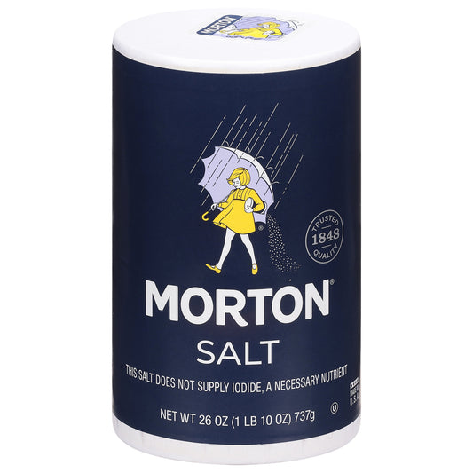 Morton Salt, Plain, 26 Ounce