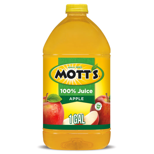 Mott's 100% Juice Original Apple Juice, 1 Gal, Bottle