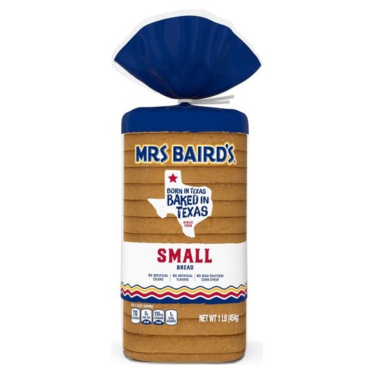 Mrs Baird's Small White Bread, 16 oz