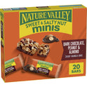 Nature Valley Mini Granola Bars, Dark Chocolate Peanut Almond, 20 Bars, 15 OZ