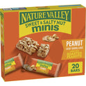 Nature Valley Mini Granola Bars, Sweet and Salty Nut, Peanut, 20 Bars, 15 OZ