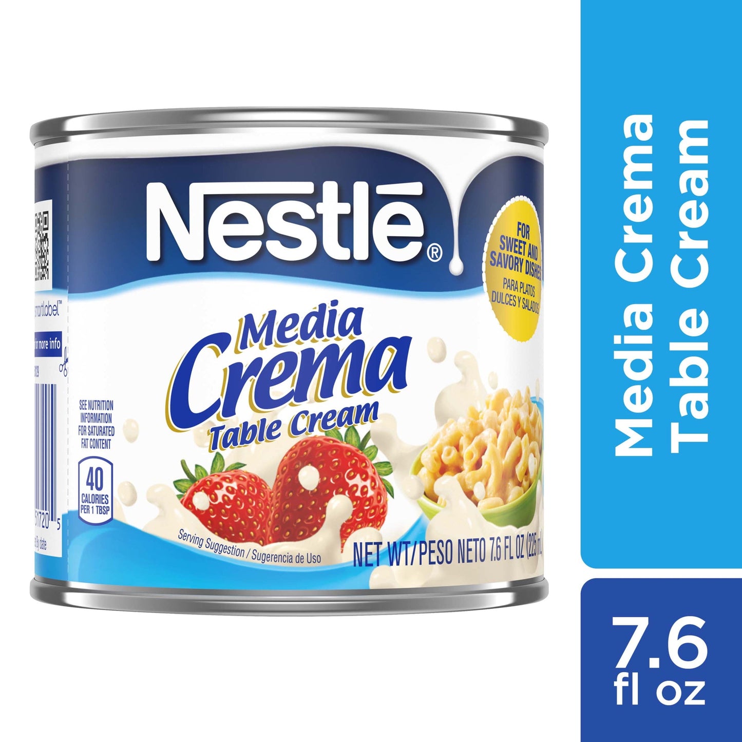 Nestle Media Crema Neutral Flavor Table Cream, 7.6 fl oz