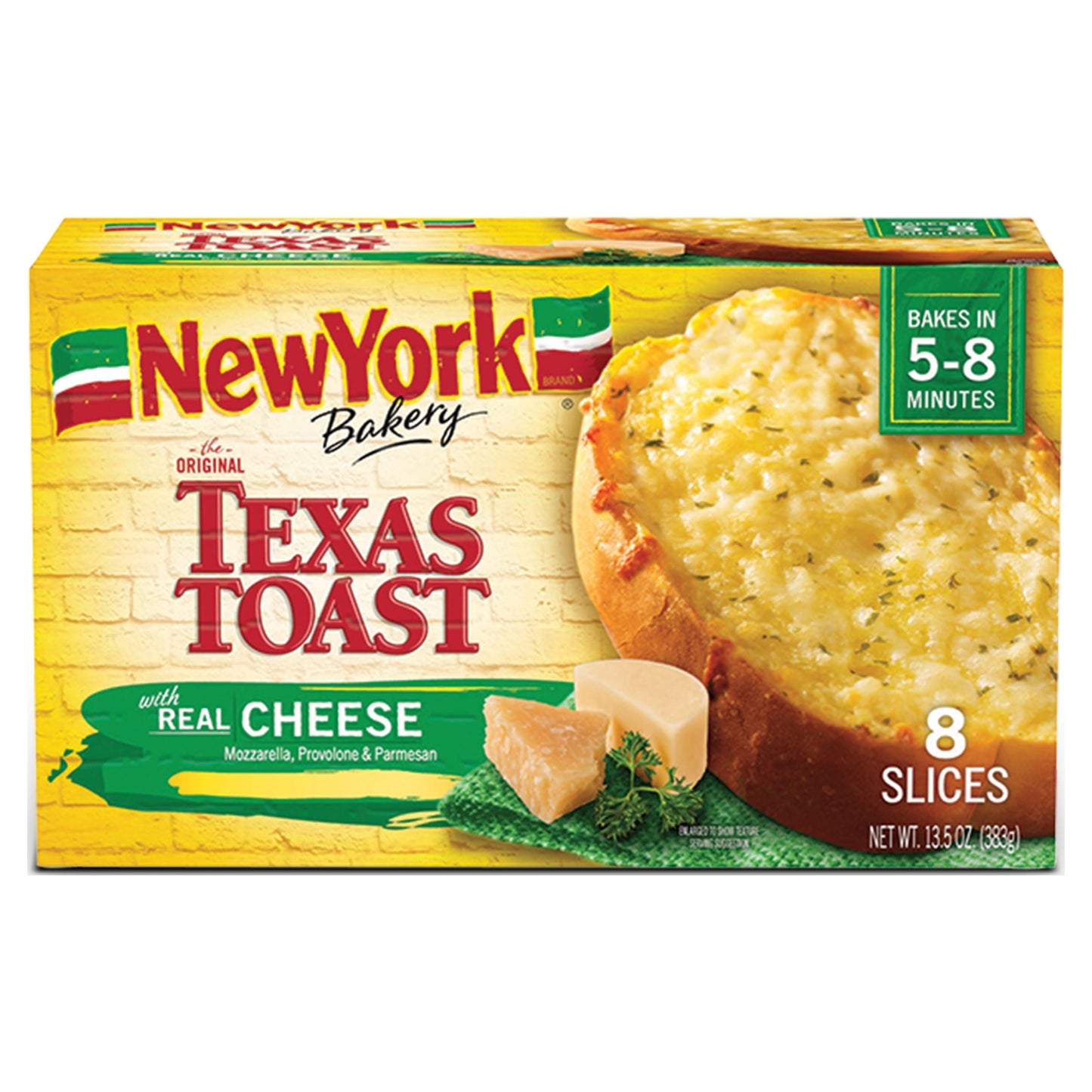 New York Bakery The Original Texas Toast with Real Cheese, 13.5 oz Box