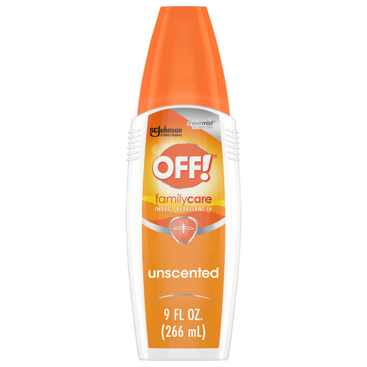 OFF! FamilyCare Mosquito Repellent Unscented Bug Spray, 9 oz