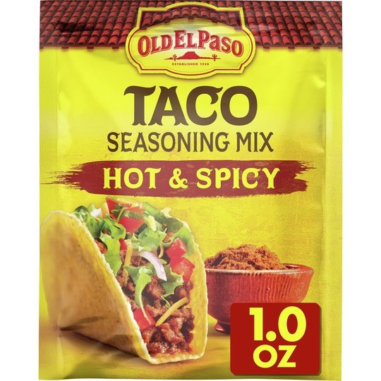 Old El Paso Hot & Spicy Taco Seasoning, 1 oz.