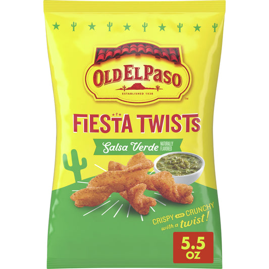 Old El Paso Salsa Verde Fiesta Twists, 5.5 OZ