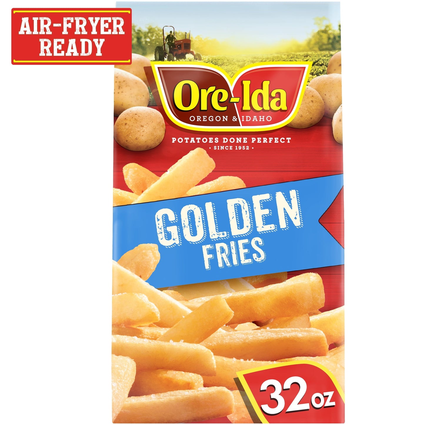 Ore-Ida Golden French Fries, French Fried Frozen Potatoes, 32 oz Bag