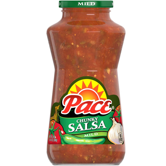 Pace Chunky Salsa, Mild, 24 oz Jar