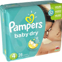 Pampers Baby Dry Diapers - Size 4