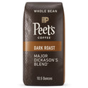 Peet's Coffee Major Dickason's Blend Whole Bean Coffee, Premium Dark Roast Coffee Beans, 100% Arabica, 10.5 oz
