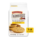 Pepperidge Farm Farmhouse Thin & Crispy Butter Crisp Cookies, 6.9 oz Bag