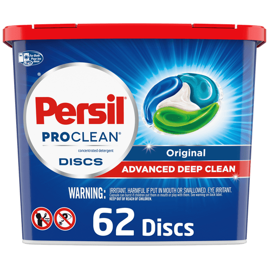 Persil Discs Laundry Detergent Pacs, Original, 62 Count